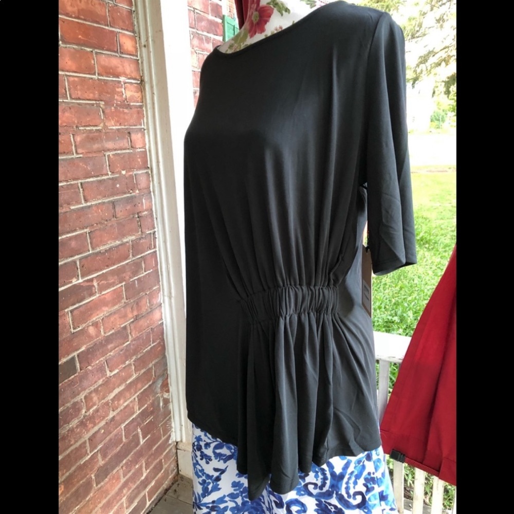 Halogen Ruched Blouse, Size L - Picture 4 of 6